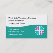 Modernes Tierkrankenhaus Visitenkarte (Vorderseite)