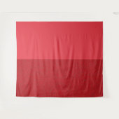 Modernes Tomato Red Split Tapestes Richtiges Geräu Wandteppich (Vorderseite (Horizontal))