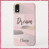 Modernes Traumdesign Rosa und Gray Abstract Design Case-Mate iPhone Hülle