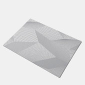 Modernes, trendiges, cooles, einfaches, künstleris fußmatte (Schrägansicht)