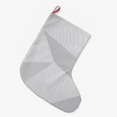 Modernes, trendiges, cooles, einfaches, künstleris großer weihnachtsstrumpf (Vorderansicht (hängend))