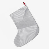 Modernes, trendiges, cooles, einfaches, künstleris großer weihnachtsstrumpf (Rückseite (Hängend))