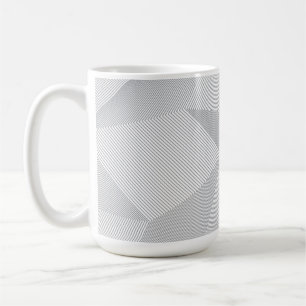 Modernes, trendiges, cooles, einfaches, künstleris kaffeetasse