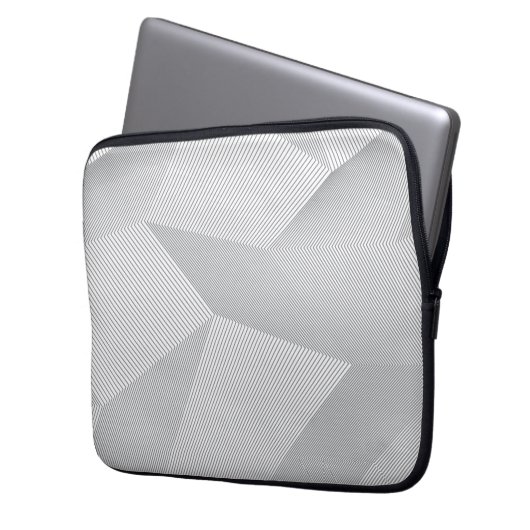 Modernes, trendiges, cooles, einfaches, künstleris laptopschutzhülle (Vorderseite Links)