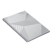 Modernes, trendiges, cooles, einfaches, künstleris notizblock (Rechte Seite)