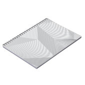 Modernes, trendiges, cooles, einfaches, künstleris notizblock (Linke Seite)