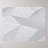 Modernes, trendiges, cooles, einfaches, künstleris poster (Vorne)