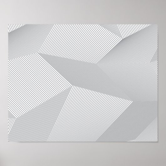 Modernes, trendiges, cooles, einfaches, künstleris poster (Vorne)