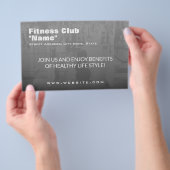 Modernes, trendiges Design mit promo-style Flyer (Handgriff)