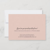 Modernes trendiges Logo-Branding für kleine Untern Dankeskarte (Rückseite)