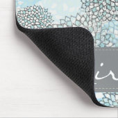 Modernes, trendiges Muster Personalisiert Mousepad (Ecke)