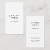 Modernes, trendiges und sauberes Design Eleganter  Visitenkarte (Vorne/Hinten)