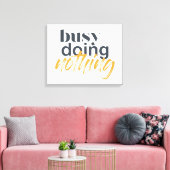 Modernes, trendiges, urbanes Design von "Business  Leinwanddruck (Insitu (Wohnzimmer))