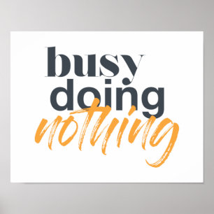Modernes, trendiges, urbanes Design von Busy Doing Poster