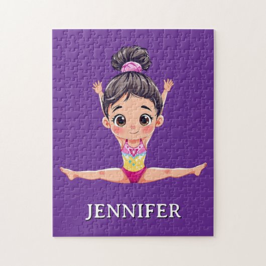 Modernes Trendsetter Personalisiert Gymnastik Gymn Puzzle (Vertikal)