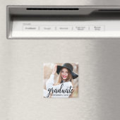 Modernes Trendy Abschluss Foto Ankündigung Sq Magnet (In Situ (Geschirrspüler))