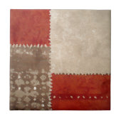 Modernes Trendy Abstrakt Fliese (Vorderseite)