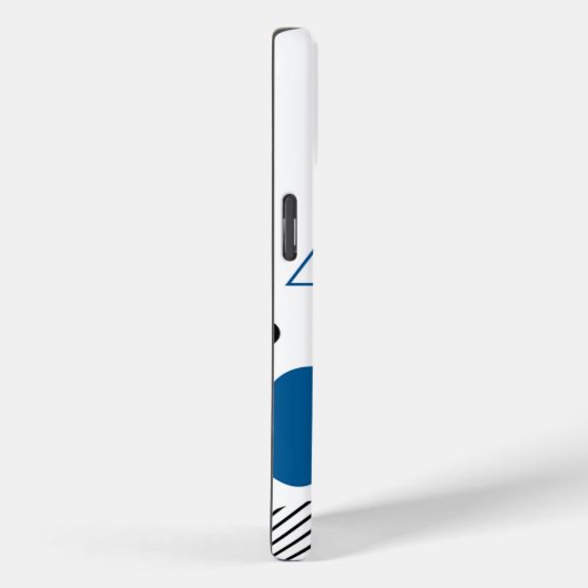 Modernes, trendy Abstrakt Geometric Art Monogram Case-Mate iPhone Hülle (Rückseite / Rechts)