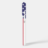 Modernes, trendy American Flag Baseball Personalis Case-Mate iPhone Hülle (Rückseite / Links)