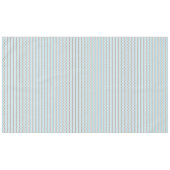 Modernes trendy Blue Grau Zickzack Muster Tischdecke (Vorderseite (Horizontal))