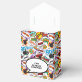 Modernes trendy Comic Buchen Spaß Personalisiert Geschenkschachtel (Geöffnet)