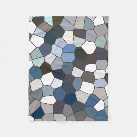 Modernes, trendy Earth Tonmuster Fleecedecke (Vorderseite)