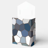 Modernes, trendy Earth Tonmuster Geschenkschachtel (Geöffnet)