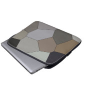 Modernes, trendy Earth Tonmuster Laptopschutzhülle (Vorne Knopf)