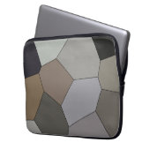 Modernes, trendy Earth Tonmuster Laptopschutzhülle (Vorderseite Links)