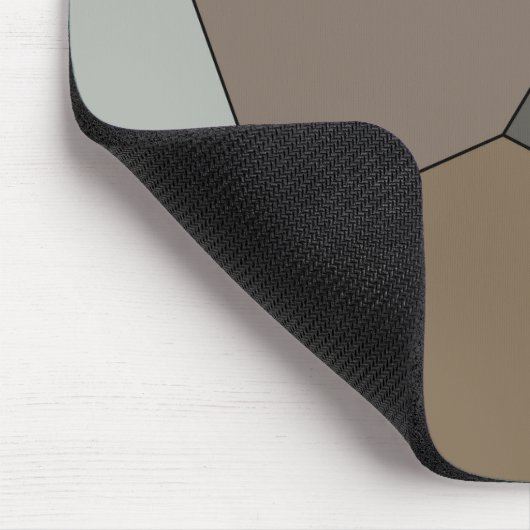 Modernes, trendy Earth Tonmuster Mousepad (Ecke)