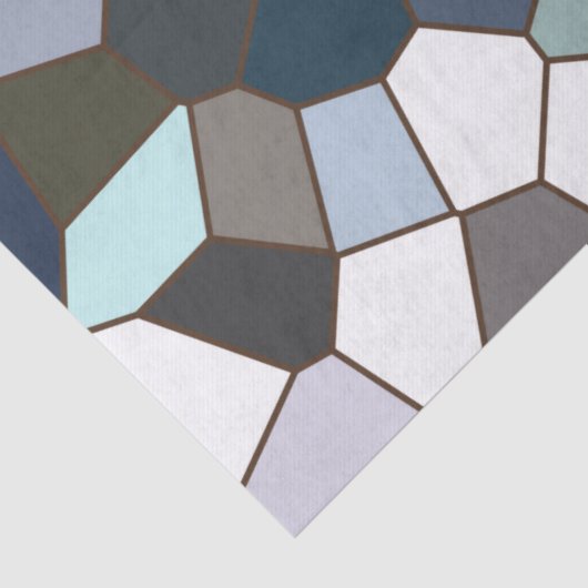 Modernes, trendy Earth Tonmuster Seidenpapier (Detail)