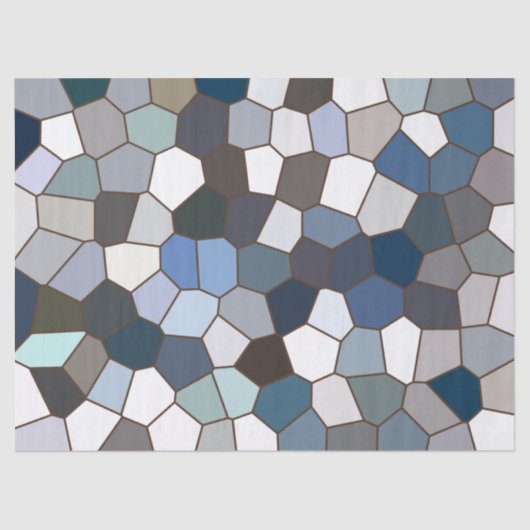 Modernes, trendy Earth Tonmuster Seidenpapier (Vorderseite)