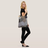 Modernes, trendy Earth Tonmuster Tasche (Am Model)