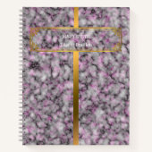 Modernes Trendy Elegante Marble Gold Notizblock (Vorderseite)