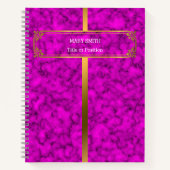 Modernes Trendy Elegante Marble Gold Notizblock (Vorderseite)