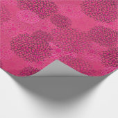 Modernes, trendy floral Muster Geschenkpapier (Ecke)