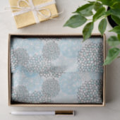 Modernes, trendy floral Muster Seidenpapier (Geschenk)