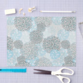 Modernes, trendy floral Muster Seidenpapier (Handwerk)