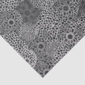 Modernes, trendy floral Muster Seidenpapier (Ausschnitt)