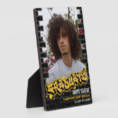 Modernes Trendy Graffiti Abschluss Foto Frame Fotoplatte (Seite)