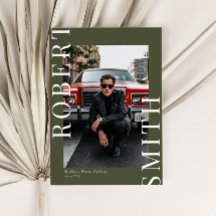 Modernes Trendy Minimalistisch 3 Foto Abschluss