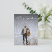 Modernes, trendy Minimalistisches Foto für die Wei Postkarte (Stehend Vorderseite)