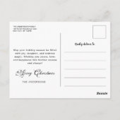 Modernes, trendy Minimalistisches Foto für die Wei Postkarte (Rückseite)