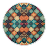 Modernes Trendy Retro Keramikknauf (Vorderseite)