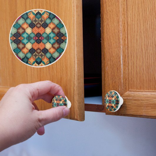 Modernes Trendy Retro Keramikknauf