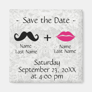 Modernes Trendy Save the Date Magnet