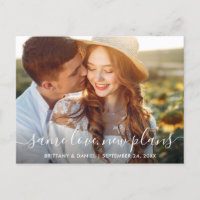 Modernes, trendy Script derselben Liebe Neues Foto
