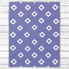 Modernes trendy, sehr peri geometrisches Muster Fleecedecke