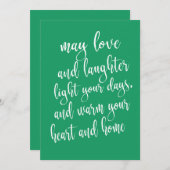 Modernes trendy St Patrick's Day Party Einladung (Vorne/Hinten)