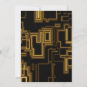 Modernes, trendy Yellow Level Up Gaming Boy Party Einladung (Rückseite)